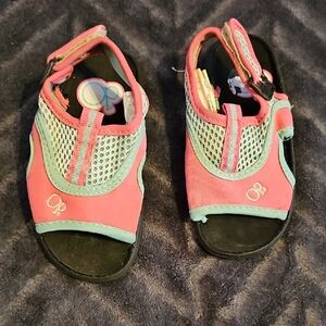 OP Kids Sandals in Pink and Green